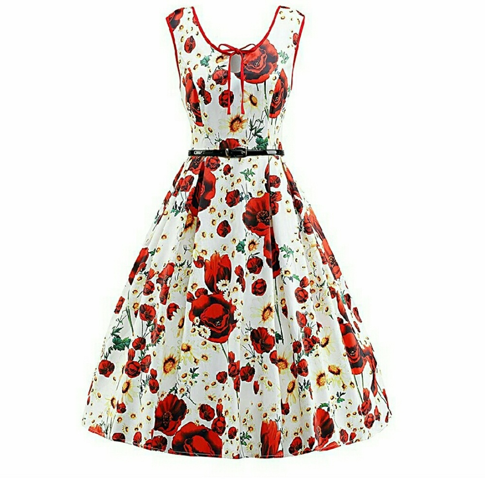 Floral vintage dress - Picture 1 of 4